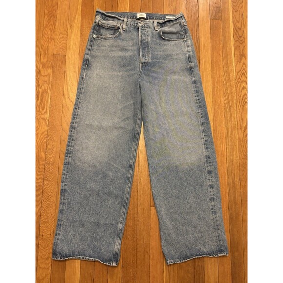 Citizens Of Humanity Ayla Baggy High Rise Wide Leg Jeans Size 31 Skylights - Picture 2 of 12